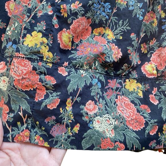 THE GREAT Floral Maxi Dress Size 2 Cotton - Picture 10 of 14